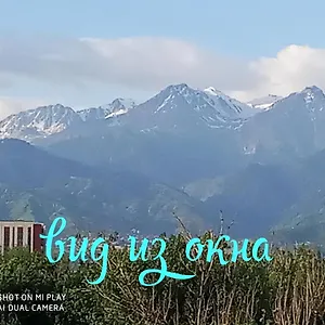 современная квартира с видом на горы Алматы